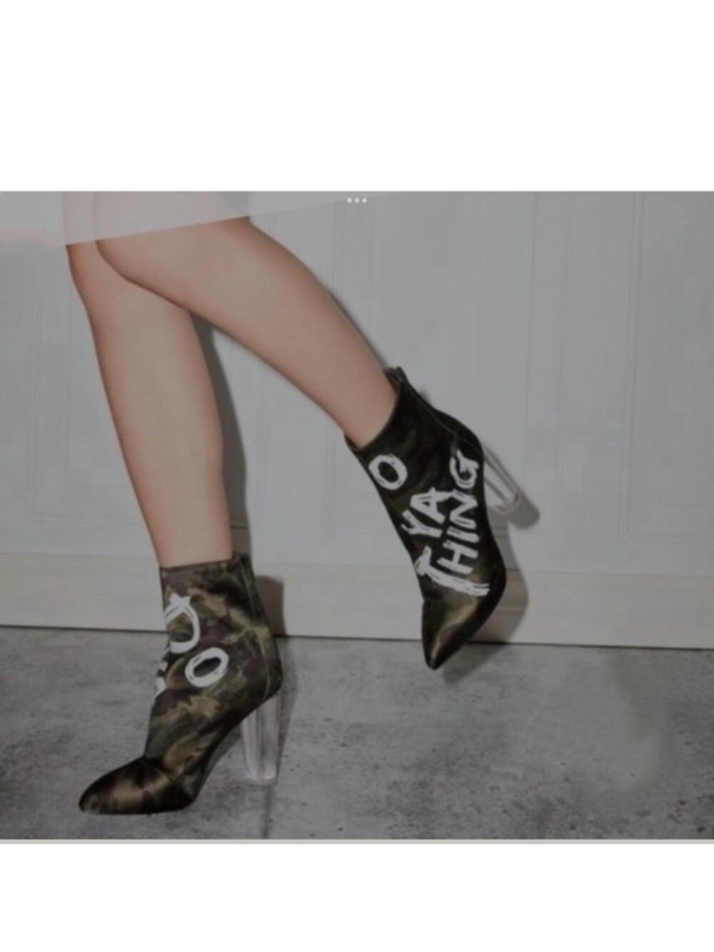 ALDO Limited edition Oceani Camo Do Ya Thing Ankle Bootie Sz. 8.5